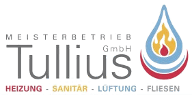 Logo der TULLIUS GmbH, Meisterbetrieb für Heizung, Sanitär, Lüftung und Fliesen